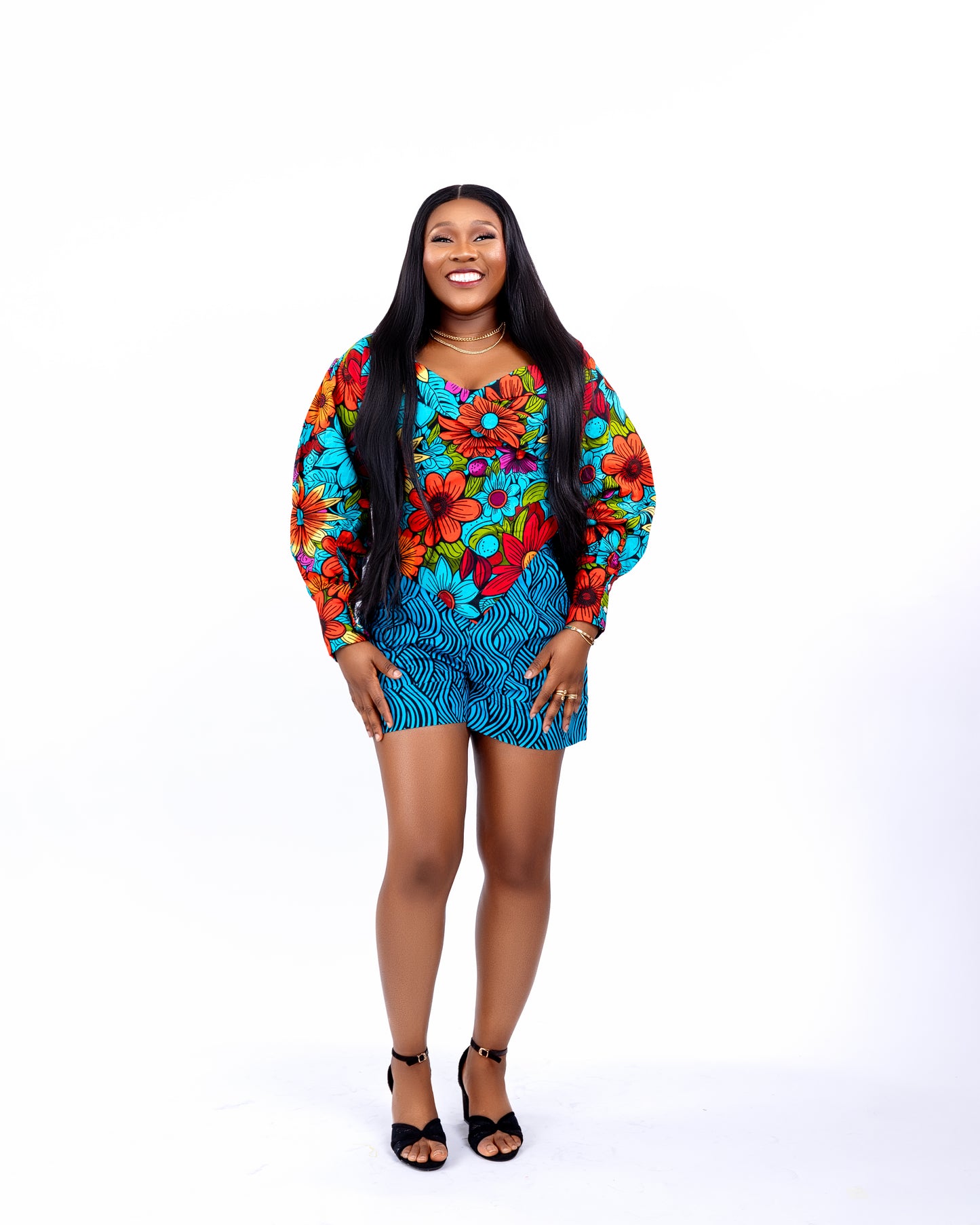 Flora shorts set